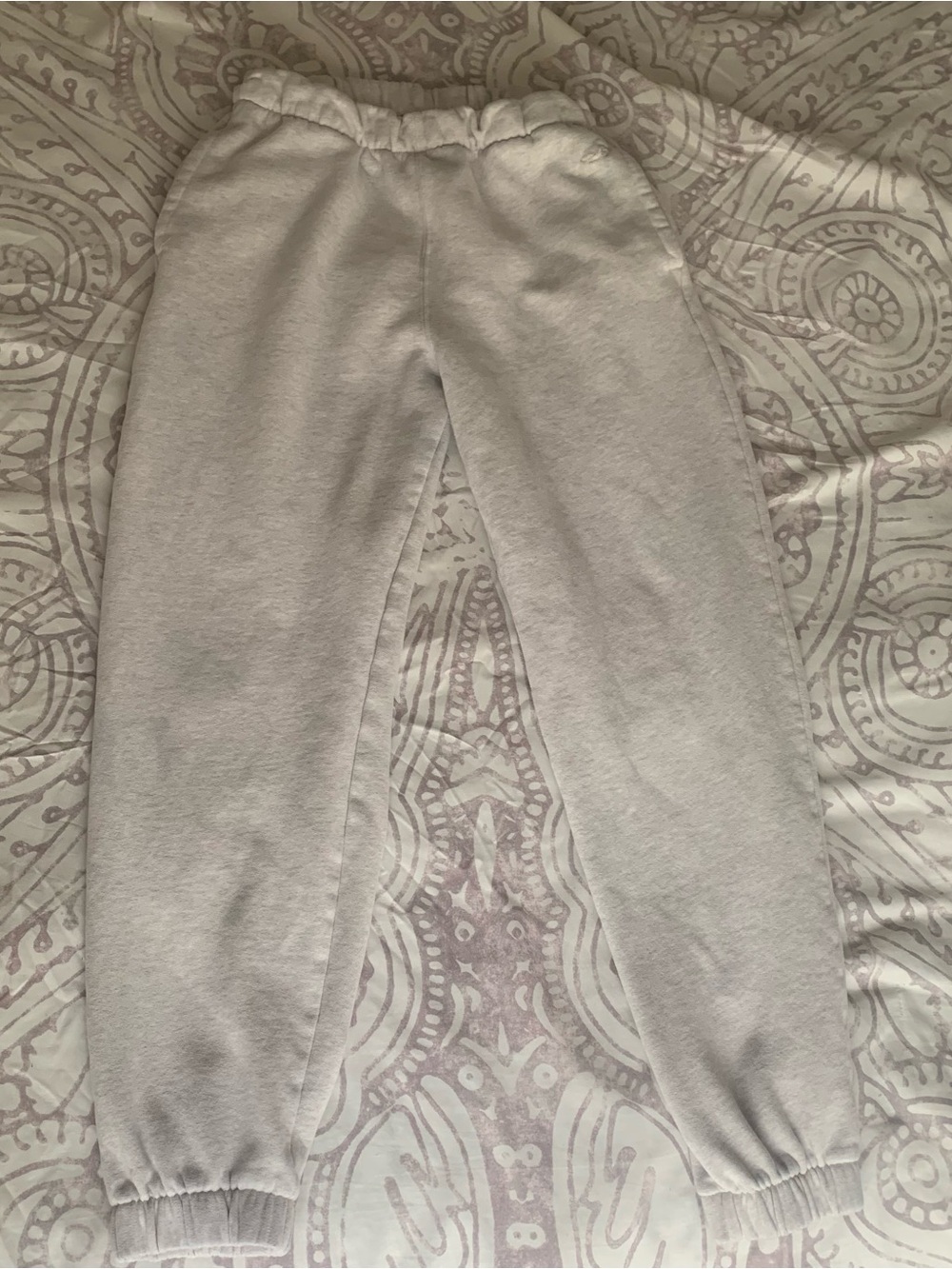 Hollister Gray Elastic-Waist Sweatpants